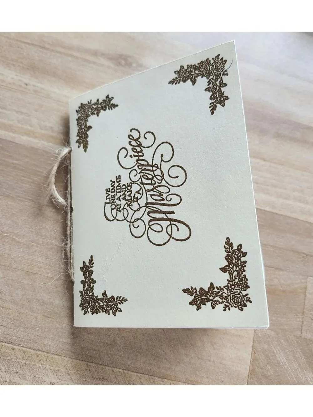 Junk Journal Handmade 80 pages Pocket Sized